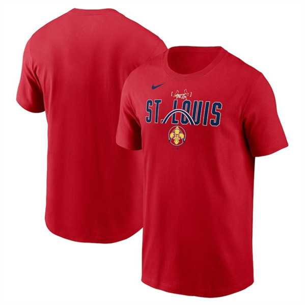 Men's St. Louis Cardinals Red 2024 City Connect Graphic T-Shirt,We sell and wholesale Men's St. Louis Cardinals Red 2024 City Connect Graphic T-Shirt on line form chian!